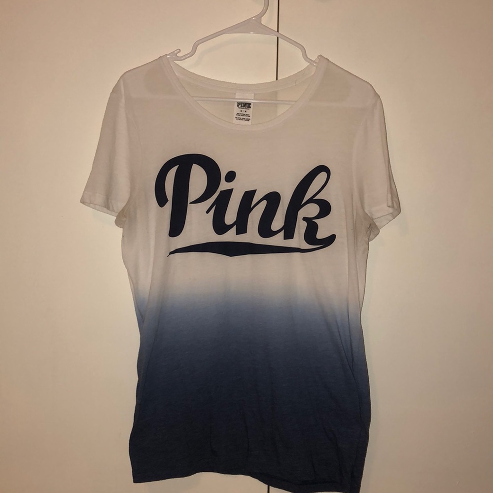 Blue ombré Victoria Secret PINK tee
